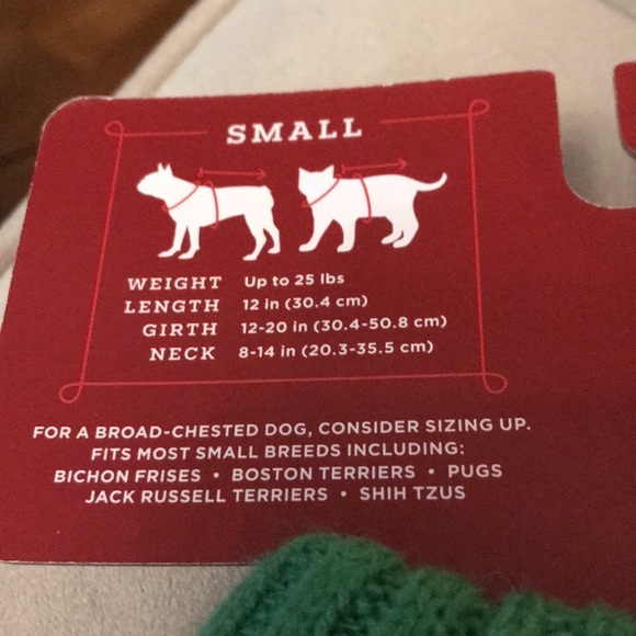 Target pet Holiday sweater and hat - Picture 4 of 7